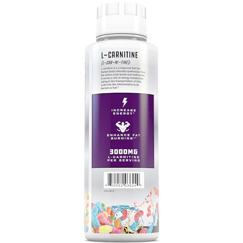 Liquid L-Carnitine 3-in-1, Energy & Recovery Support, Sour Gummy Worm