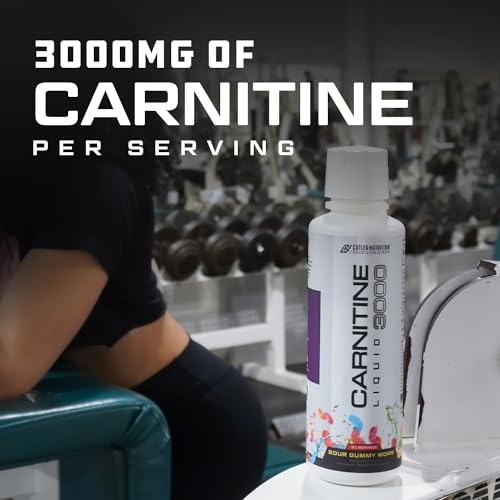Liquid L-Carnitine 3-in-1, Energy & Recovery Support, Sour Gummy Worm