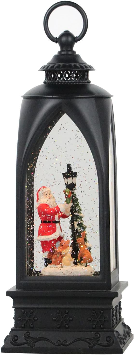Halloween Snow Globe Lantern – Ghost Projection, Christmas Santa & Snowmen
