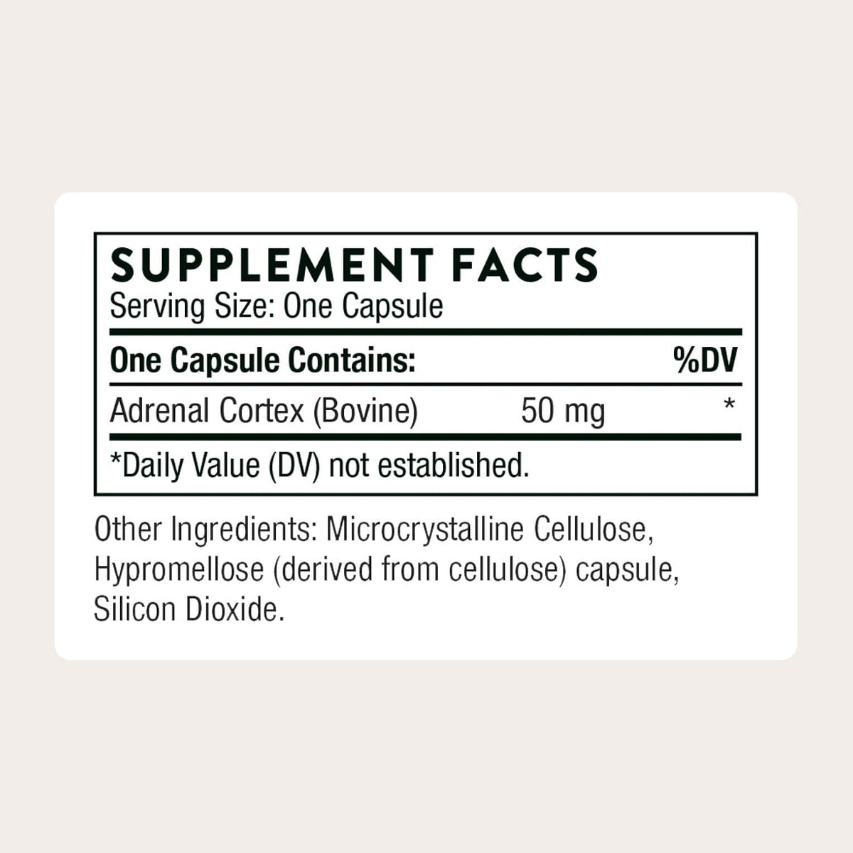 Adrenal Cortex Supplement, Stress & Adrenal Support, 60 Capsules