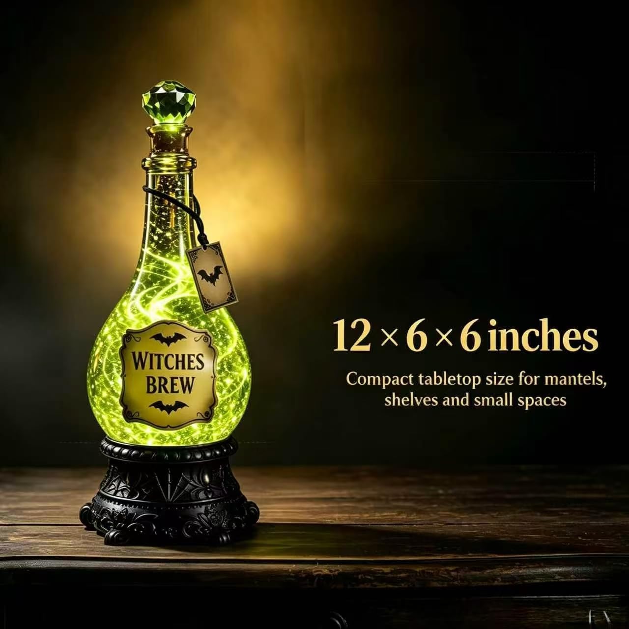 Crystal Chandelier Night Light, Plug In LED Flame Effect Lamp