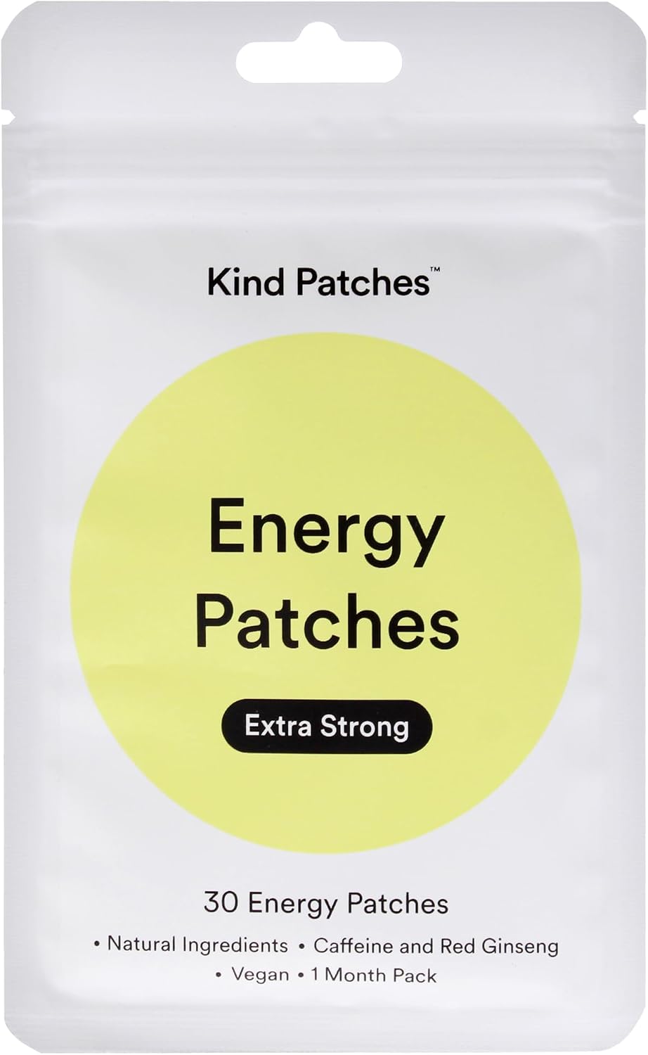 Energy Support Patches with Ginseng & Citrulline, Vegan Wellness
