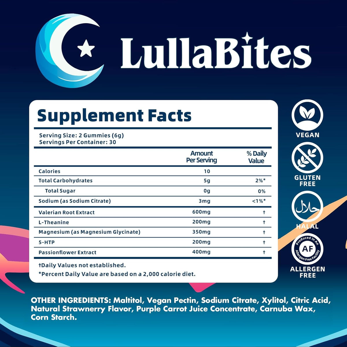 Sleep Gummies Melatonin-Free, Calm & Rest Support, Strawberry, 60ct