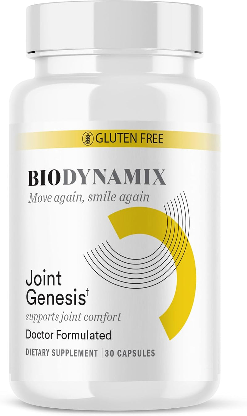 Bottle of joint support capsules with hyaluronic acid and boswellia, 30 count