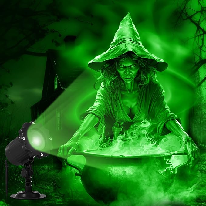 Halloween Holiday LED Projector Light, Indoor Outdoor Decor