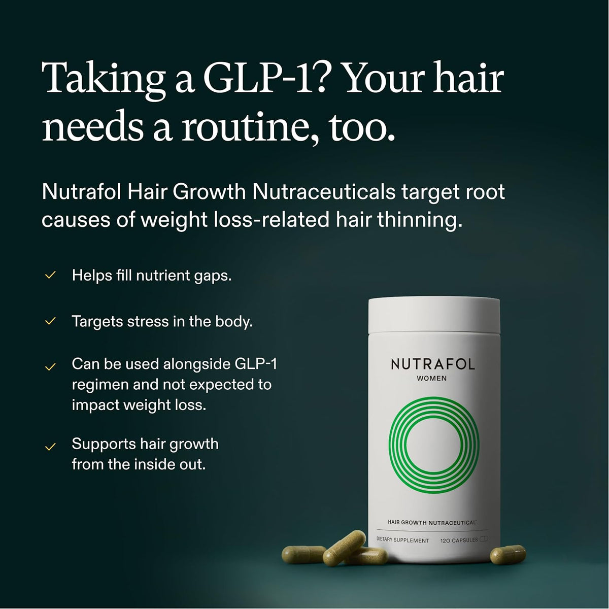 Women's Hair Growth Supplement 22-in-1, Hair Growth Ages 18-44 (Advance Formula)