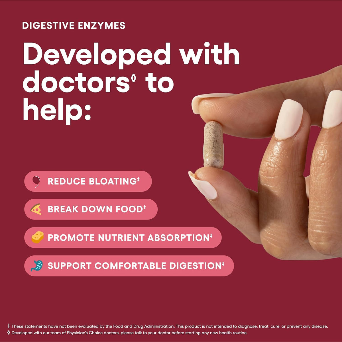 Digestive Enzymes with Probiotics & Prebiotics, 16-in-1, 60ct
