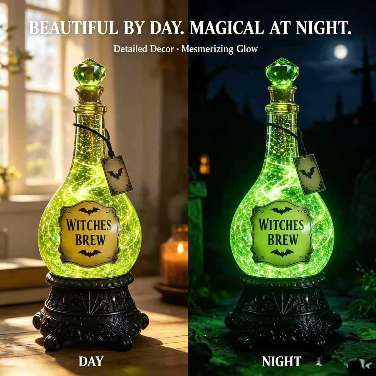 Crystal Chandelier Night Light, Plug In LED Flame Effect Lamp