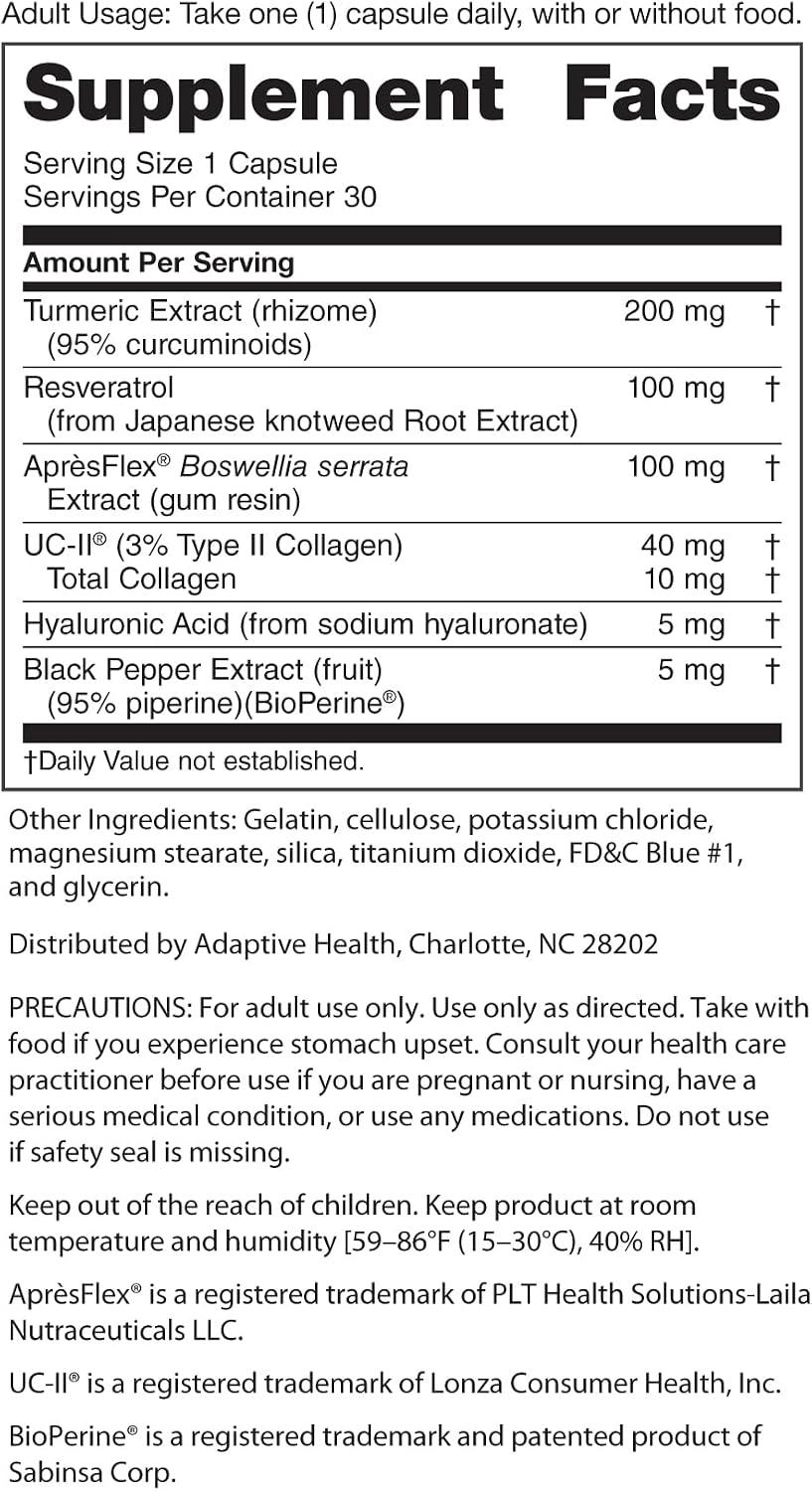 Joint Support Supplement with UC-II Collagen & Turmeric, 30ct