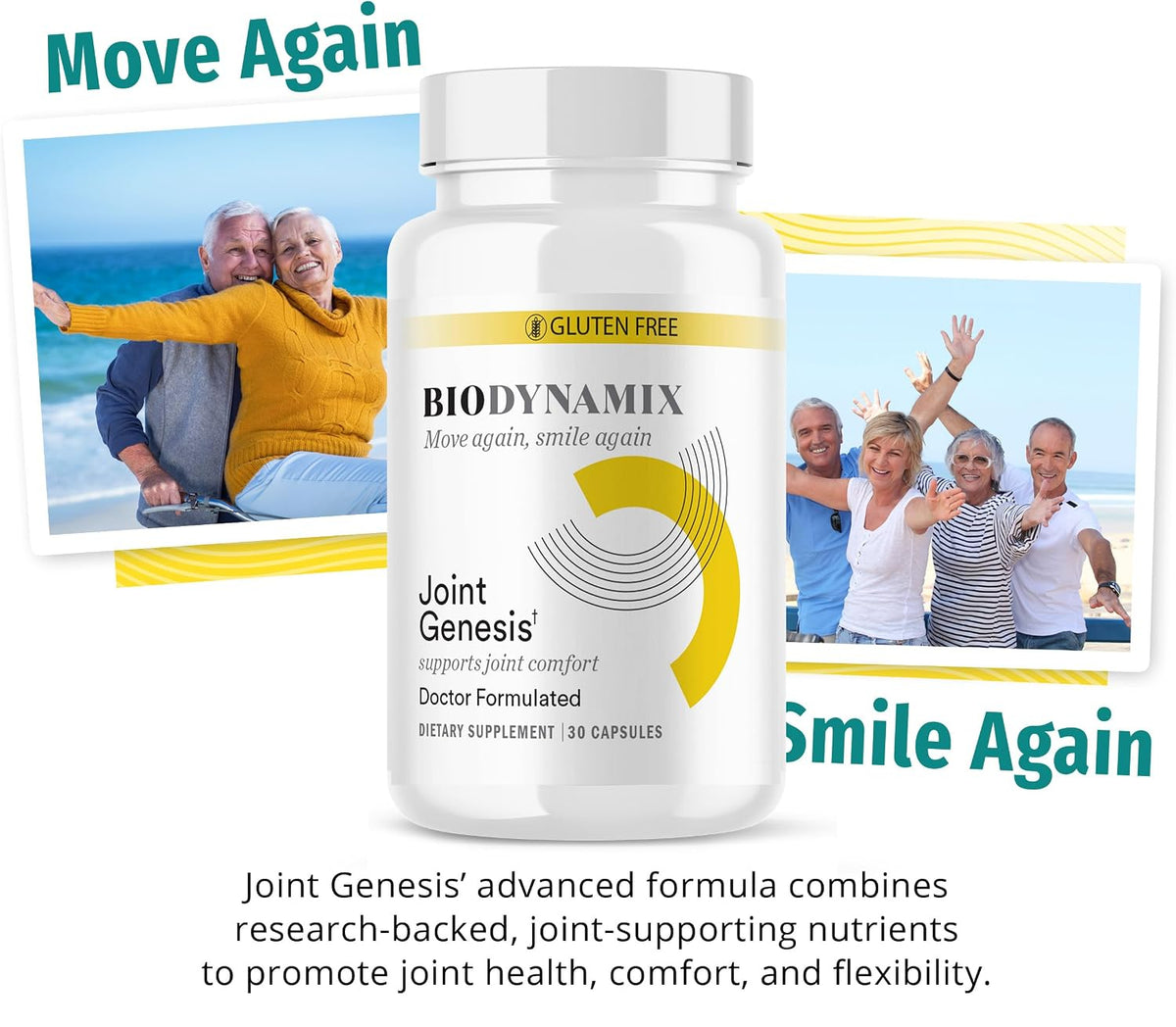 Joint Support Supplement with Hyaluronic Acid & Boswellia, 30ct