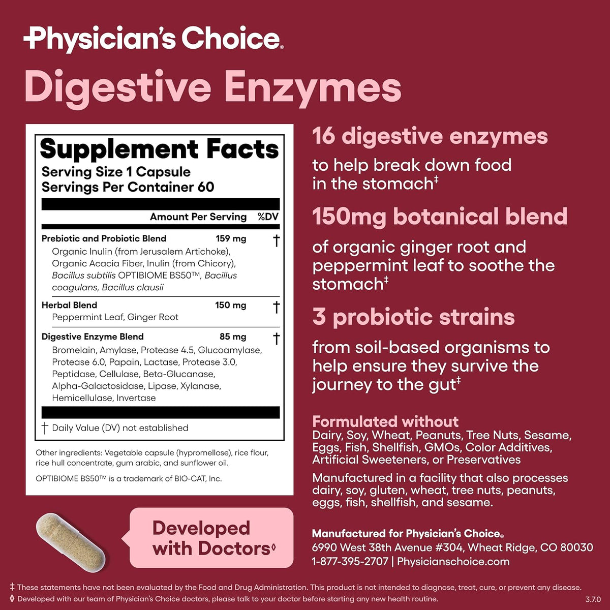 Probiotic & Digestive Enzyme Bundle, Gut Health Support Set