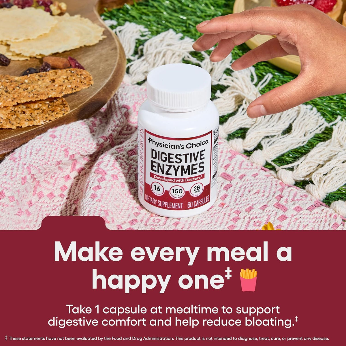 Digestive Enzymes with Probiotics & Prebiotics, 16-in-1, 60ct