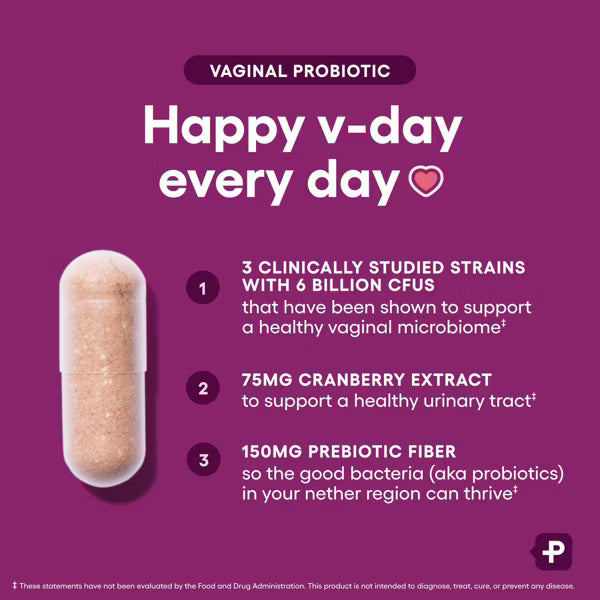 Vaginal Probiotics for Women, pH Balance & Feminine Health, 30ct
