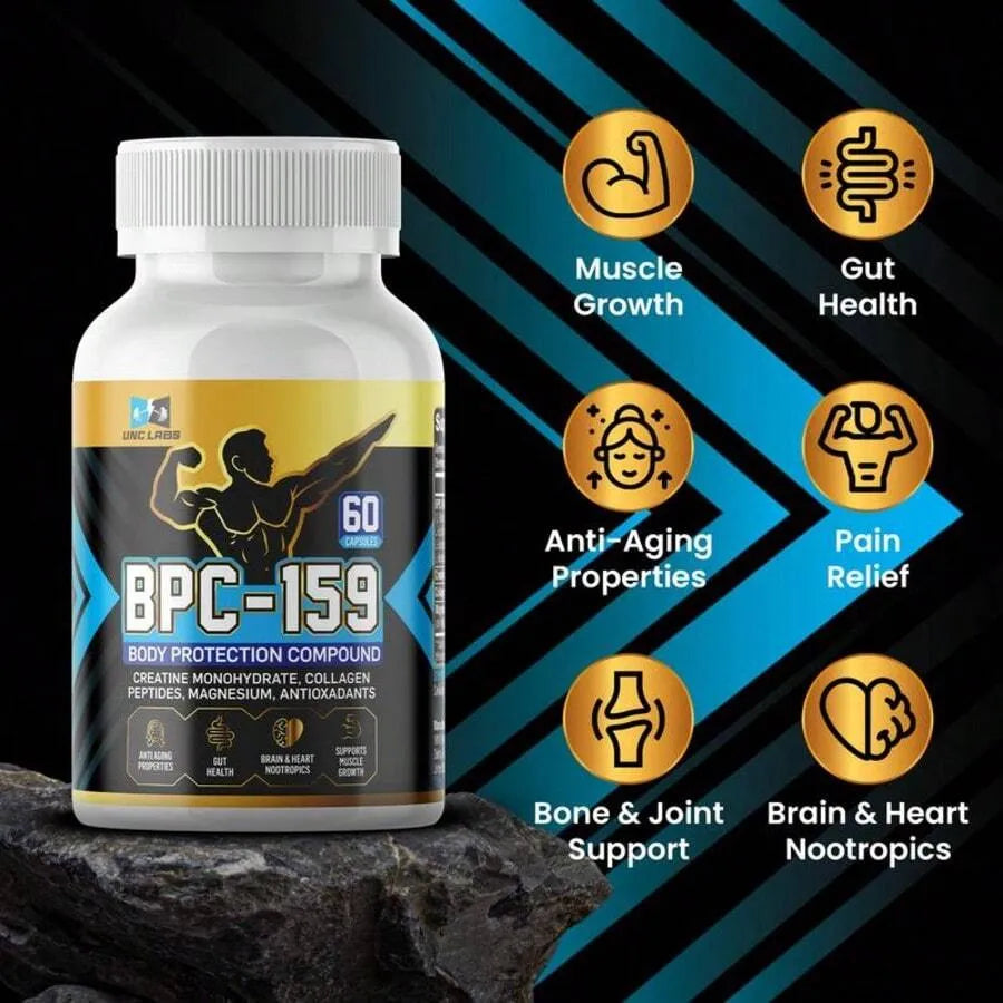 Creatine, Collagen & Magnesium Capsules, Muscle & Recovery, 60ct