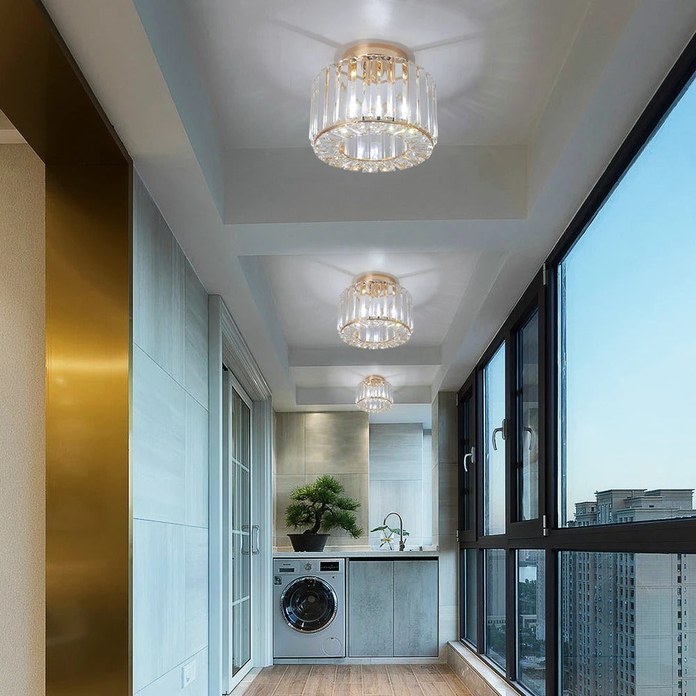 Modern LED Crystal Pendant Light | Luxury Chandelier Ceiling Lamp for Kitchen Island & Dining Room