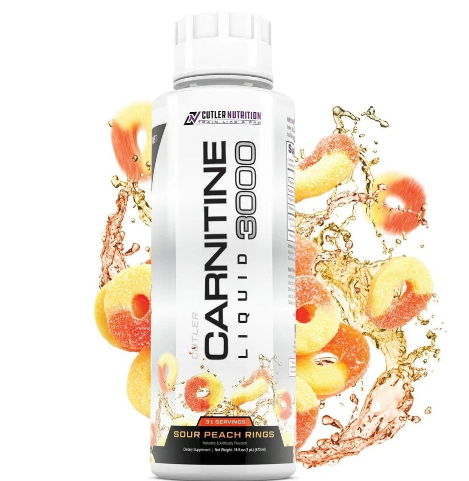 Liquid L-Carnitine 3-in-1, Energy & Recovery Support, Sour Gummy Worm